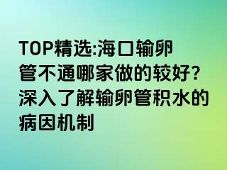 TOP精選:海口輸卵管不通哪家做的較好?深入了解輸卵管積水的病因機制